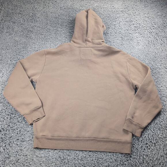 Hollister Hoodie Adult Large Brown Pullover Embroidered Fleece Preppy Streetwear - Picture 5 of 6